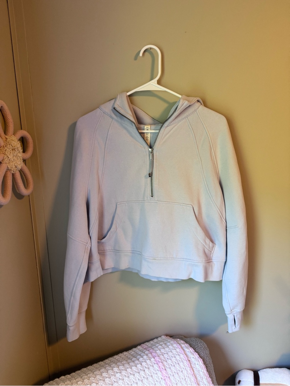 Lululemon Lavender Half-Zip Hoodie